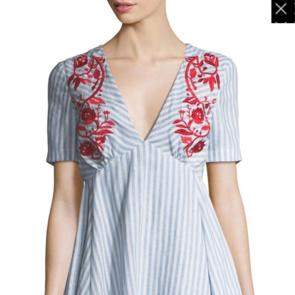 Tahari striped dress